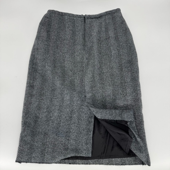 Les Copains Herringbone Wool‑Blend Midi Skirt – Made in Italy - Picture 6 of 8